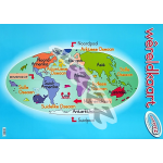 WERELDKAART - MUURKAART      WERELDKAART - MUURKAART